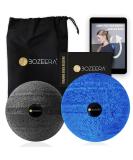  Fascia ball 10cm & 8cm Fascia ball set - fascia balls for the massage of shoulder back - fascia ball 10cm & 8cm including free video booklet & bag - premium fascia ball set - Buy Online on GoSupps.com