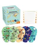 Adhesive Eye Patches for Kids - 30+3 Bonus Amblyopia Bandages 5 Fun Designs & Incentive Poster for Lazy Eye Treatment - Buy Online on GoSupps.com