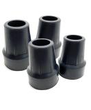 Quantum Leap 17-19mm Pack of Four Heavy Duty Rubber Ferrules Z Type Metal Washer for Extra Strength Crutch Tips Walking Stick Feet - Walking Stick Rubber Tips (19mm Black Crutch) (19mm Black x 4) - Buy Online on GoSupps.com