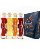 Premium Gift Set: 4 x 100ml Flavored Vinegars - Strawberry Apricot Cowardly Raspberry | Perfect for Him & Her | Fine Food Gift Box - Buy Online on GoSupps.com