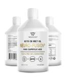 Keto C8 MCT Oil - Pure C8 Caprylic Acid not C10 - Make MCT Oil Ketogenic Bulletproof Coffee - Energy Boosting Ketones - Low Carb Keto Food - MCT Oil Vegan - 500ml by Wellology - Buy Online on GoSupps.com