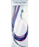 10 Real Feather Hair Extensions - 22-28 cm with Rings/Loops | International Shipping Available - Buy Online on GoSupps.com