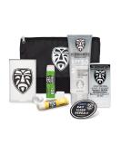 Headhunter Reef Safe Sunscreen Travel Kit - Broad Spectrum Protection for Face, Lips, and Body - SPF 50 Cream, SPF 45 Face Stick, SPF 30 Lip Balm - Natural Mineral Sunblock for Surfing and Watersports - Premium Clear White - Buy Online on GoSupps.com