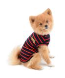 Paideful Summer Striped T-Shirt Vest for Small Dogs and Cats - Red | Breathable Cotton Tee for Chihuahua, Yorkshire | Boy Girl Puppy Clothes - Buy Online on GoSupps.com