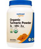 Nutricost Organic Turmeric Powder 2 LBS - USDA Certified, Food Grade, Gluten Free, Non-GMO - Buy Online on GoSupps.com