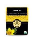 Organic Senna Tea - USDA & OU Kosher, 18 Bleach-Free Bags | Buddha Teas - Buy Online on GoSupps.com