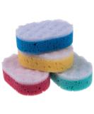 Buy SIDCO Bath Sponge 4x Massage & Wellness Peeling Shower Sponge - Premium Body Care - Buy Online on GoSupps.com