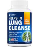 LUNGWELL Quit Smoking Aid - Made in USA - Helps to Clear Lungs & Stop Smoking - Infused with Mullein & L-Tryptophan for Lung Cleanse & Stress Relief - Buy Online on GoSupps.com