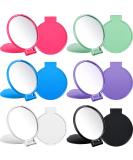 Mini Folding Compact Mirror Set - Portable Makeup Mirror for Women & Girls - Pack of 12 in Pink, Purple, Green, Blue, Black, White - Buy Online on GoSupps.com