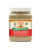 Pride Of India Natural White Royal Quinoa - 100% Bolivian Superior Grade Protein Rich Whole Grain - 1.5 Pound Jar - Buy Online on GoSupps.com