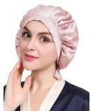 Lilysilk 100% Mulberry Silk Sleeping Cap - Slip-Resistant & Breathable Night Cap for All Hair Types Rosy Pink - Buy Online on GoSupps.com
