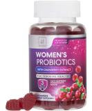 Women's Probiotic Gummies | Multi Billion CFU for Digestive, Vaginal & Immune Health | Vegan & Shelf Stable | Gluten & Dairy Free - 60 Gummies - Buy Online on GoSupps.com