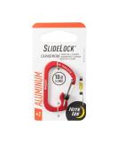 Nite Ize SlideLock Carabiner Aluminum Size #3 Red - Secure & Convenient Accessory - Buy Online on GoSupps.com