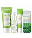 ILOVMUP Organic Skin Care Gift Sets for Teenage Girls Green Tea Skincare Set Korean Skincare Set for Women Gifts Skin Care Sets & Kits with Cleanser Serum Eye Cream Clay Mask Gift Card - Buy Online on GoSupps.com