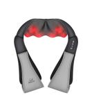 Snailax 4D Shiatsu Neck & Back Massage Device with Heat - Ideal for Home Office & Car - Perfect Gift for Men & Women - Gray - Buy Online on GoSupps.com