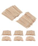 JOIKIT 2000 PCS Eyebrow Wax Sticks 2 Style Wooden Wax Spatulas Wood Wax Applicator Stick for Face Eyebrow - Buy Online on GoSupps.com