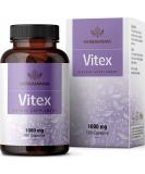 HERBAMAMA Organic Vitex Chasteberry Supplement for Women - Vegan 1000mg 100 Capsules - Buy Online on GoSupps.com