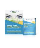 Eye Doctor Hay Fever Relief Eyelid Wipes - 80x Single Use Allergy Wipes for Inflammation & Itchy Eyes - Cooling Soothing Relief - 80 Count - Buy Online on GoSupps.com