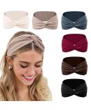 Nayyana 6-Piece Non-Slip Elastic Hair Bands for Women - Perfect for Yoga Workout Running & Sports | Colorful Short Hair Accessories - Buy Online on GoSupps.com