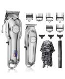 SUPRENT® Hair Clippers for Men, Professional Hair Cutting Kit & Zero Gap T-Blade Trimmer Combo, Cordless Hair Clipper Set with LED Display - Buy Online on GoSupps.com