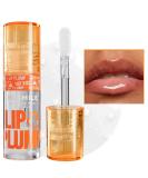 Clear Lip Gloss & Lip Oil | High Pigment Plumping Gloss with Ginger | Moisturizing Vegan Lip Care for Girls & Ladies - 0.98 Fl Oz - Buy Online on GoSupps.com