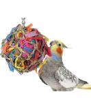 Sweet Feet and Beak Super Shredder Ball - Non-Toxic Bird Foraging Toy (3 inch) - Buy Online on GoSupps.com