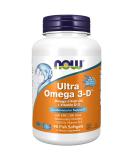 Now Foods Ultra Omega 3-D - 90 Fish Softgels for Heart & Brain Health - Buy Online on GoSupps.com