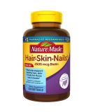 Nature Made Hair Skin and Nails with Biotin 2500 mcg 120 Softgels - Healthy Hair Skin and Nails Support - Buy Online on GoSupps.com