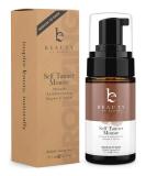 Beauty by Earth Self Tanner Mousse - Natural Medium to Dark Sunless Tanner for Face & Body (3.3 Fl Oz) - Buy Online on GoSupps.com