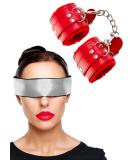 Buy Red Satin Eye Mask | Luxurious Sleep Mask for Restful Nights - Shop Internationally - Buy Online on GoSupps.com