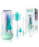 Orzbow Electric Baby Bottle Brush Set - Portable UV Sterilizer Nipple Brush & Draining Stand - Perfect for Clean Baby Bottles | Buy Now - Buy Online on GoSupps.com