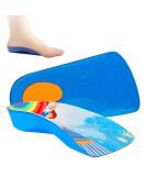 Arch Support Insoles for Kids | 3/4 Orthotic Inserts for Heel Pain Flat Feet & Plantar Fasciitis | Ages 1-5 - Buy Online on GoSupps.com