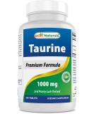 Best Naturals Taurine 1000 mg 250 Tablets - Supports Eye Health, Healthy Cellular Activity & Cardiovascular Health 250 Count (Pack of 1) - Buy Online on GoSupps.com