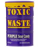 12 x Purple Toxic Waste Drum Candy Sweets - Ultra Sour Flavours (Grape BlackBerry Blueberry Blackcurrant & Black Cherry) - Buy Online on GoSupps.com