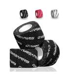 Gymreapers Weightlifting Thumb Tape - 3 Rolls Black | Adhesive, Stretchy Athletic Tape for Olympic Lifting, Powerlifting & Cross Training - Buy Online on GoSupps.com