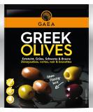 Gaea Mixed Olives with Basil & Lemon | 8 x 150g | Aromatic Marinade for Drinks & Salads | No Stone - Buy Online on GoSupps.com