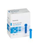 McKesson Twist Lancets 30 Gauge | Push Button Activation | 1.8 mm Depth | 100 Count - Buy Online on GoSupps.com