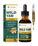 Herbal Drops Extract with Wild Yam for Hormone Balance Menopause Relief & PMS Support - 2oz | Shop Now - Buy Online on GoSupps.com