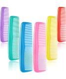 12-Piece Colorful Hair Combs Set for Kids, Women, and Men - Plastic Fine Dressing Comb in Yellow, Purple, Green, Blue, Red, and Pink - Buy Online on GoSupps.com