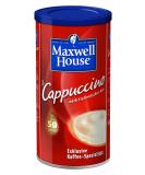 Maxwell House Instant Cappuccino 500g - Creamy Soluble Coffee Powder for 50 Cups | Delicious eCommerce International Shipping - Buy Online on GoSupps.com