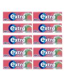 10 x Wrigley's Extra Sugar Free Watermelon Gum 10 Pieces 14g - Buy Online on GoSupps.com