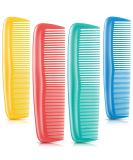 4-Piece Plastic Hair Combs Set for Women and Men - Fine and Standard Tooth Hair Cutting, Dressing, and Styling Combs - Hairdressing Barber Salon Tool - Multi Color - Buy Online on GoSupps.com