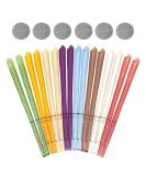 Pack of 16 Ear Candles for Cleaning & Wax Removal - 8 Colors + 6 Protective Discs - Buy Online on GoSupps.com