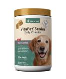 NaturVet VitaPet Senior Daily Vitamins & Glucosamine for Dogs - 120 Soft Chews (12.6 oz) - Buy Online on GoSupps.com