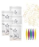 500 Pcs Orthodontic Elastic Rubber Bands 4.5 Oz 1/4 Size - Dental Rubber Bands for Teeth Gap, Braces, Dog Grooming, Braids, Tooth Gaps, Dreadlocks - Fox 4.5 Oz 1/4 - Buy Online on GoSupps.com