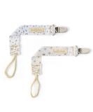 BooginHead Luxe Pacifier Holder - Gold Sparkles | Baby Pacifier Clip - Buy Online on GoSupps.com