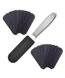 Buy Wenxiaw Footfish: Dual-Sided Skin Remover & 22 Replacement Grinding Papers for Smooth Hands & Feet - Best for Hardened & Dry Skin - Buy Online on GoSupps.com