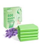 Biodegradable Baby Diaper Bags - 400 Count Unscented Sack with Easy Tie Handle | Eco-Friendly Waste Bag for Nursery | Green 400 Counts - Buy Online on GoSupps.com