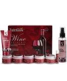 Premium Wine Facial Kit for Oily Skin Anti-Aging & Acne Treatment | 250g + 10ml | Includes Red Wine Face Wash & Toner | Sulphate Free - Buy Online on GoSupps.com