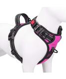 Phoepet Reflective Adjustable Dog Harness - Anti-Educational Training Handle Name ID Card XS Rose - Perfect for Easy Tightening & Weight Management - Buy Online on GoSupps.com